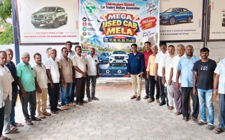 300+ யூஸ்டு கார்கள்… ஒரே இடம்! கோவையில் செப்.17 முதல் அதிரடி கார் மேளா!