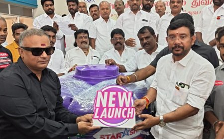 7 அடுக்கு அதிநவீன தண்ணீர் தொட்டி அறிமுகம்! ஒரே மேடையில் அமைச்சர் பங்கேற்பும் நிர்வாகிகள் பதவியேற்பும்!
