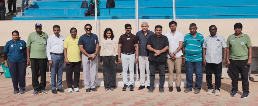 கோவை நேரு விளையாட்டு அரங்கில் தடகளப் போட்டி! ஆர்வத்துடன் களமிறங்கிய மாணவ,மாணவியர்கள்!