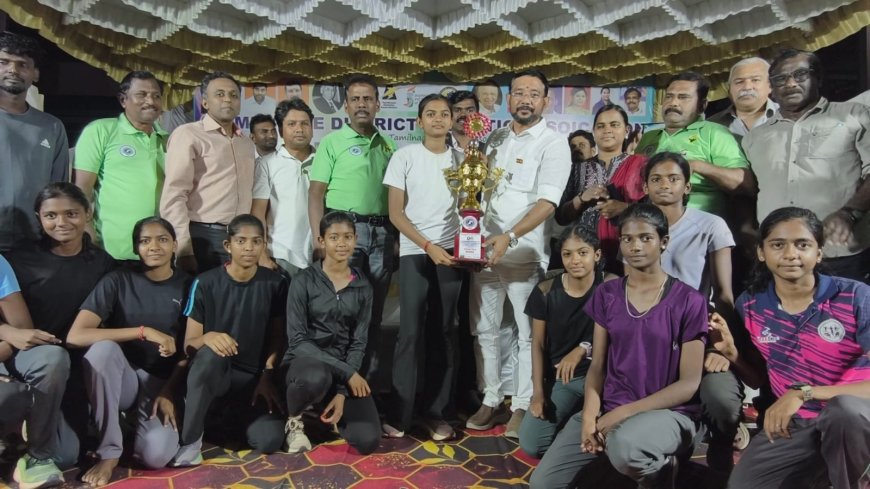 “இளம் வீரர்களின் அதிரடி ஆட்டம்! 65-வது மாவட்ட தடகள போட்டி கோலாகலம்!”