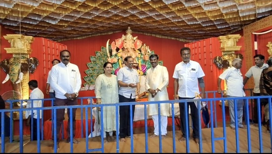 பக்தியில் திளைத்த கோவை! சிவசேனா சார்பில் பிரம்மாண்ட விநாயகர் சதுர்த்தி விழா