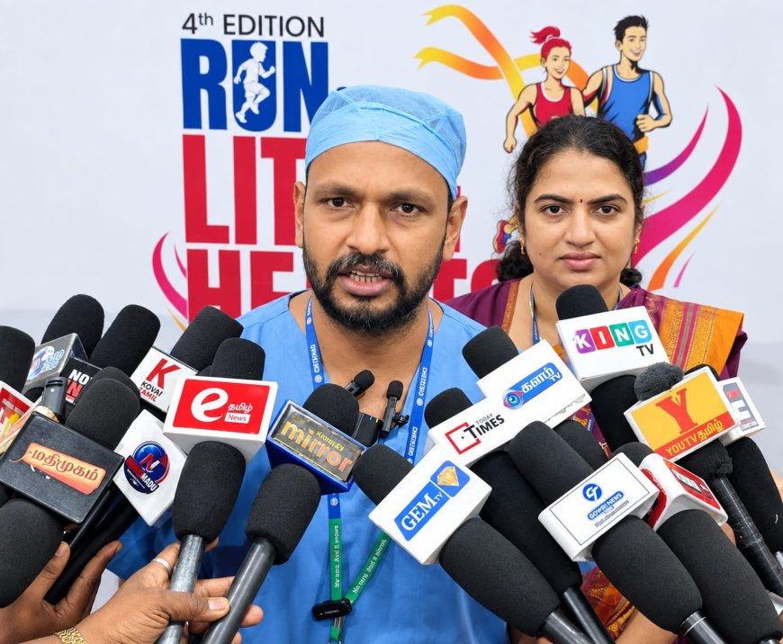“குழந்தைகளுக்காக ஓடுவோம்… உயிர்களை காப்போம்!” ❤️ கோவையில் ‘ரன் ஃபார் லிட்டில் ஹார்ட்ஸ்’