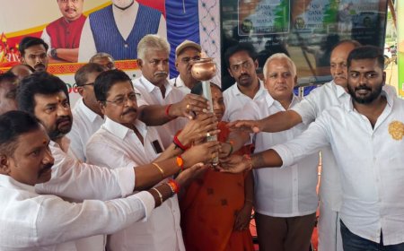 துடியலூரில் பாஜக சார்பில் சேவா ஜோதியாத்திரை!