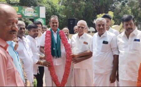 விவசாய கண்காட்சி அதிமுக முன்னாள் அமைச்சர் எஸ் பி வேலுமணி துவக்கி வைத்தார்!