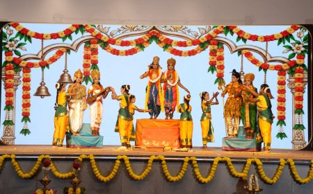 குட்டீஸ் முதல் பிளஸ் 2 வரை… கலைத்திறமையால் அசத்திய சின்மயா வித்யாலயா மாணவர்கள்!