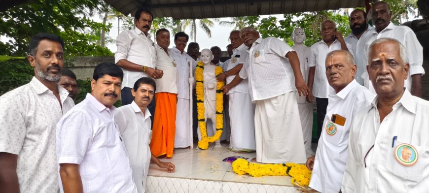 காங்கிரஸ் கட்சி சார்பில் காந்தி ஜெயந்தி விழா