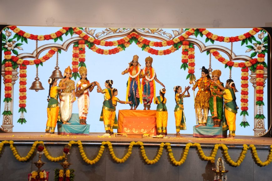 குட்டீஸ் முதல் பிளஸ் 2 வரை… கலைத்திறமையால் அசத்திய சின்மயா வித்யாலயா மாணவர்கள்!